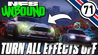 Can You Turn Off The Cartoon Effects In NFS Unbound? (Need For Speed 2022)