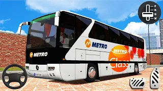 Bus Simulator Ultimate 2021 - City Bus Driving Mercedes 0403 Bus Games - iOS Android Gameplay