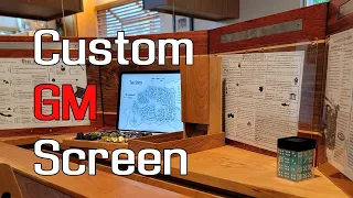 I build a custom GM screen! (Wyrmwood ripoff?!)