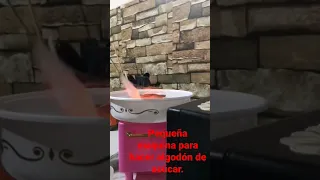 Máquina para hacer algodón de azúcar en casa