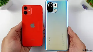 iPhone 12 Mini vs Xiaomi Mi 11 5G | Fingerprint, Video test Display, Speedtest, Camera Comparison