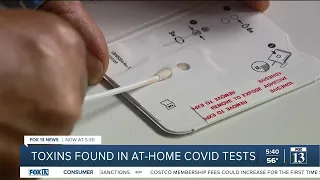 Possibly toxic chemicals found in at-home COVID-19 tests