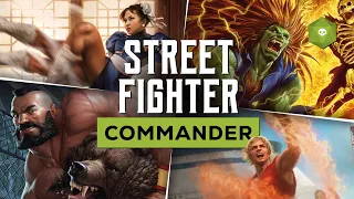 Street Fighter Secret Lair | Commander Gameplay (Chun-Li, Blanka, Ken, Zangief)