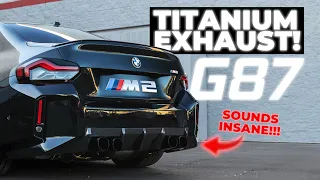 BMW M2 G87 + TITANIUM Equal Length Exhaust!