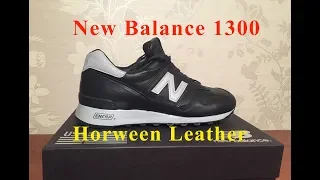 Обзор кроссовок New Balance x Horween Leather 1300BOK. Распаковка, примерка и первое впечатление.