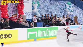 Kamila Valieva - Free Program, Channel One Cup, coach's and team reaction