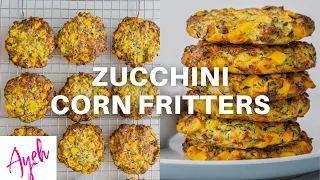 Zucchini Corn Fritters - Cooking With Ayeh