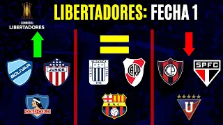 LIBERTADORES fecha 1: las PROBABILIDADES para pasar a Octavos