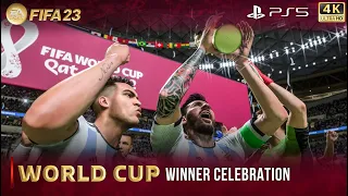 FIFA 23 | World Cup Winner Celebration | PS5™ 4K 60FPS