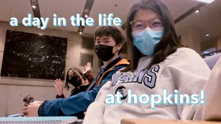 a day in my life at johns hopkins! 💙