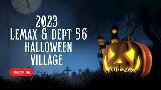 Halloween Village Spooky Town village Halloween Vintage home decor tour Lemax & Department 56 2023