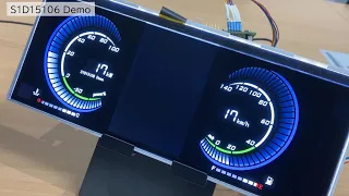 S1D15106  High Grayscale Segment LCD Driver for Instrument Cluster Displays