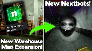 The BEST Nico's Nextbots Update YET - (New Warehouse Expansion, New Nextbots, New Physics, & More!)