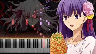 Haru wa Yuku「春はゆく」-  Fate/Stay Night: Heaven's Feel Part III Spring Song Ending (Piano Synthesia)