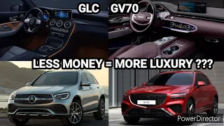 2021 GENESIS GV70 VS MERCEDES GLC COMPARISON - LESS MONEY FOR MORE LUXURY | KOREAN VS GERMAN LUXURY