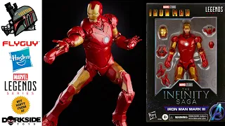 FLYGUYtoys Hasbro Marvel Legends Series 6" Iron Man Mark 3 Infinity Saga Tony Stark Figure Review