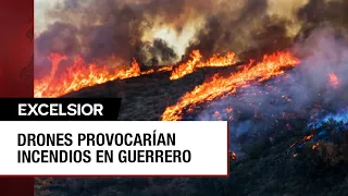 Ataque con drones en comunidades de Guerrero habrían provocado incendios