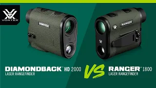 Diamondback™ HD 2000 Laser Rangefinder vs Ranger® 1800 Laser Rangefinder