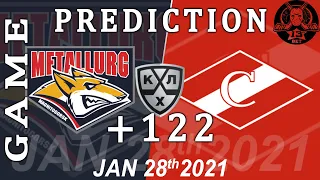 Metallurg Magnitogorsk vs Spartak Moscow | KHL | JANUARY 28, 2021 | PICK AND PREDICITON