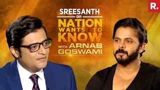 Sreesanth Opens Up To Arnab Goswami | Nation Wants To Know