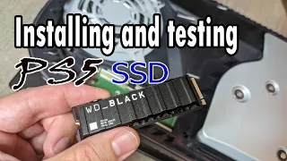 Installing and testing an SSD in a PS5 - let's see how the expansion does