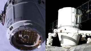 SpaceX CRS-17: Dragon berthing