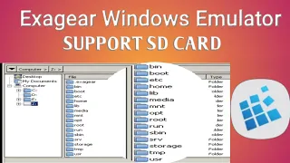 Exagear Windows Emulator support SD Card (External Memory)