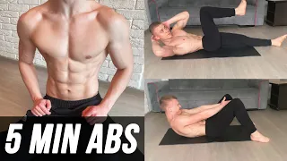 5 Minutes For Your ABS ( Home Workout )