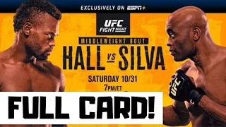 UFC Fight Night Hall vs Silva Predictions & Full Card Betting Breakdown - UFC Vegas 12