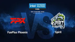 FunPlus Phoenix vs Spirit | Лучшие моменты | IEM Winter: European Qualifier