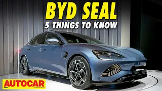 BYD Seal - Tesla Model 3 rival is now in India | First Look | @autocarindia1