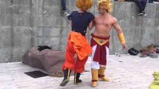 Broly vegeta goku gohan trunk comicon 2013