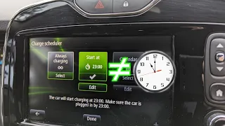 Renault Zoe. Charge Scheduler не працює? Є нюанс