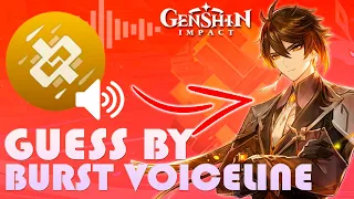 GUESS GENSHIN IMPACT CHARACTERS BY ELEMENTAL BURST VOICELINES [QUIZ] ALL LANGUAGES | part 1