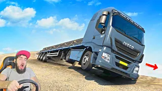 ОПАСНЫЕ ДОРОГИ - ГРУЗОВИК И ОБРЫВЫ - ОПАСНЫЙ СПУСК - ETS 2 МОДЫ - EURO TRUCK SIMULATOR 2 + РУЛЬ