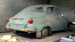 INCREDIBLE SAAB TWO STROKE BARN FIND | ABANDONED FOR 36 YEARS