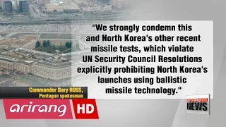 S. Korea, U.S. and Japan condemn N. Korea missile test