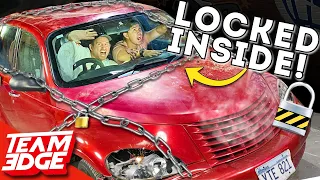 TRAPPED in an INESCAPABLE Car!! *SURVIVAL Challenge!!*