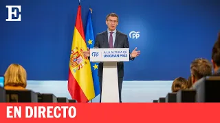 Directo | FEIJÓO comparece tras el 28-M y el adelanto de las ELECCIONES de SÁNCHEZ | El País