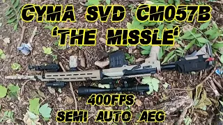 CYMA SVD DMR Gameplay (Airsoft)