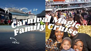 CARNIVAL MAGIC FAMILY CRUISE TO BAHAMAS 2023 |Ezekiel's 1st Cruise for his Birthday!|