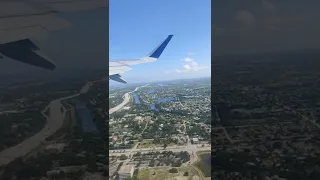 Takeoff from West palm beach, Florida