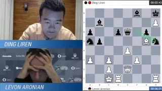 INTERESTING CHESS!! Levon Aronian vs Ding Liren || Opera Euro Rapid 2021 - R1