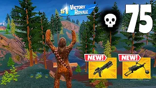 75 Elimination Solo Vs Squads "Zero Build" Gameplay Wins (Fortnite chapter 5)