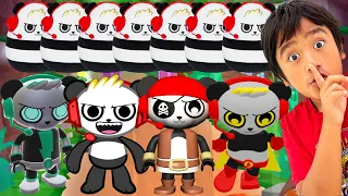 Tag with Ryan Double Egg Surprise - Combo Crew All Costumes and Characters Unlocked