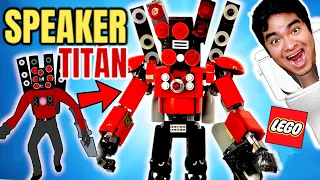 HICE al TITAN SPEAKERMAN con LEGO de SKIBIDI TOILET