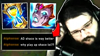 This is why you NEVER ask Pink Ward to play AD Shaco 😡😡