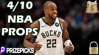 (2-0 SWEEP!🧹) PRIZEPICKS NBA PICKS | WEDNESDAY 4/10/24 | NBA PLAYER PROPS PICKS | NBA PROPS & BETS