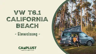 VW T6.1 California Beach - Einführung und Einweisung