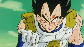 DRAGON BALL Z ITA - Goku da un fagiolo di balzar a vegeta